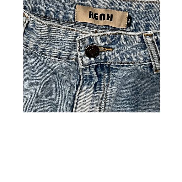 Jeans KenH 21 Winter Flared Baggy Blue Jeans Womans XL 30x24 - Picture 4 of 7